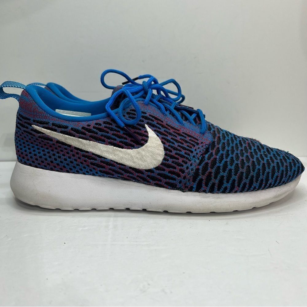 Nike Roshe One Flyknit Blue Running Shoes Sneakers